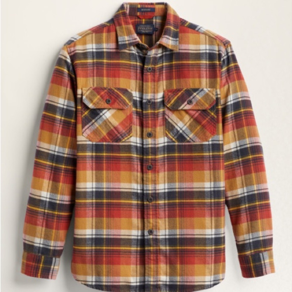 Men’s Pendleton Burnside Double-Brushed Flannel S… - image 1